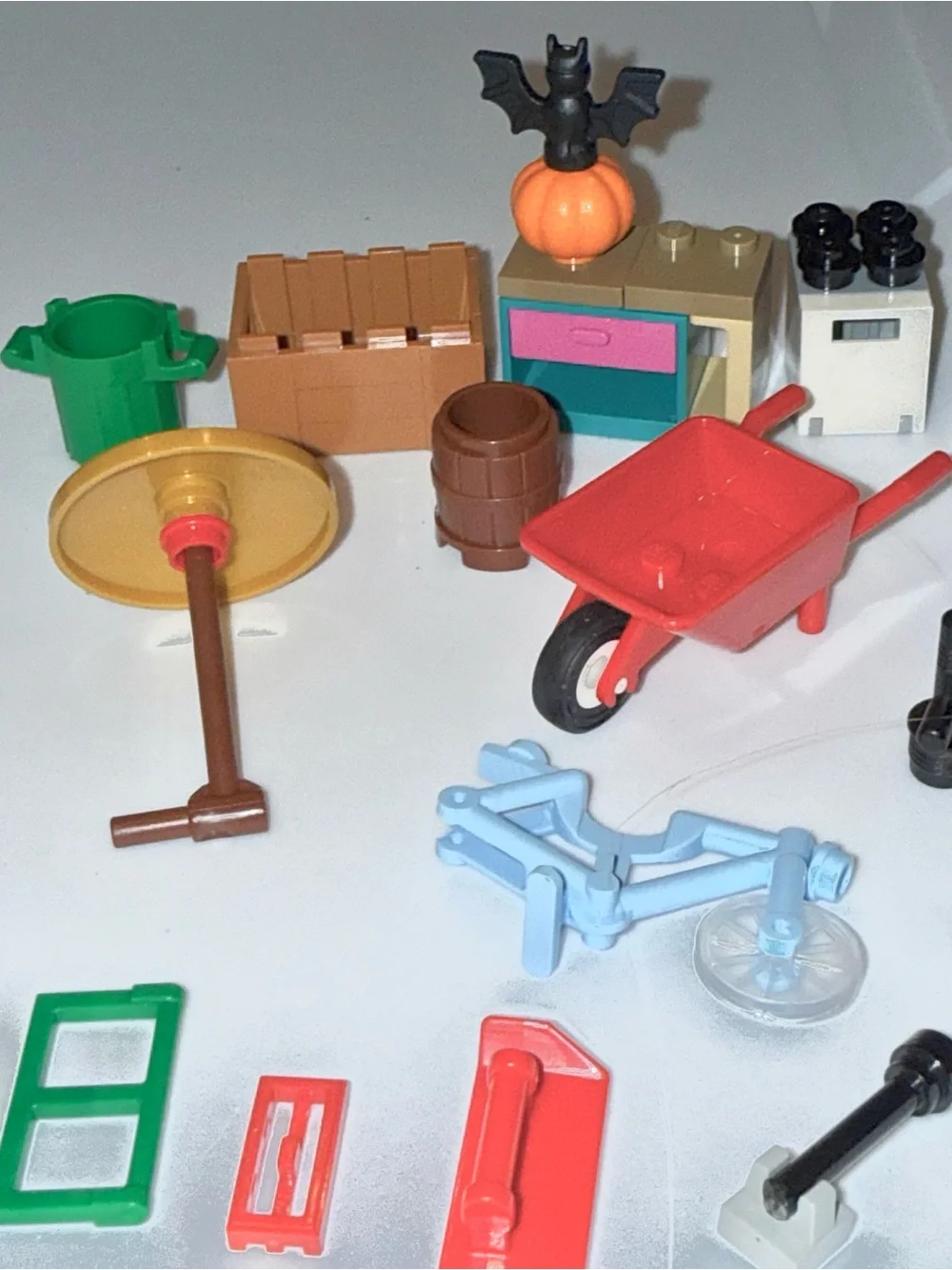 LEGO accessories pieces parts cabinets elements lot